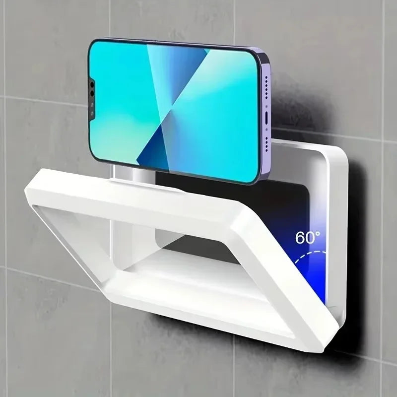 Fixed Waterproof and Anti-Fog Mobile Phone Case for Bathhouses Draining Phone Holder Waterproof Touched Shower Phone