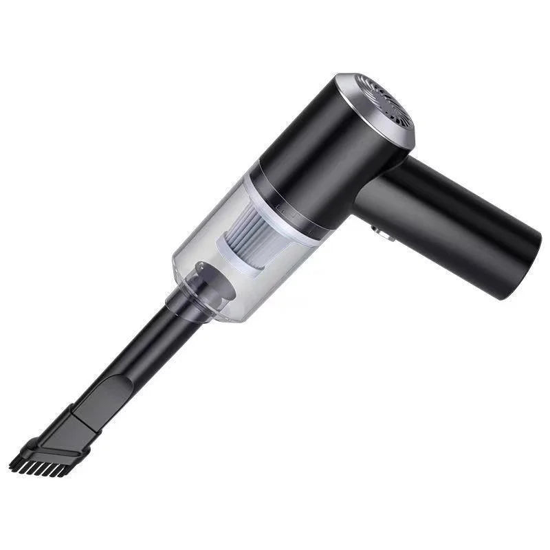 Aspiradora inalámbrica para coche de 9000 Pa, carga por USB, batería de 1200 mAh, dispositivo de limpieza portátil, miniaspiradora para seco y húmedo, uso doméstico.